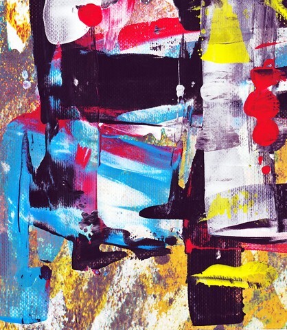 Abstract acrylic painting, art texture